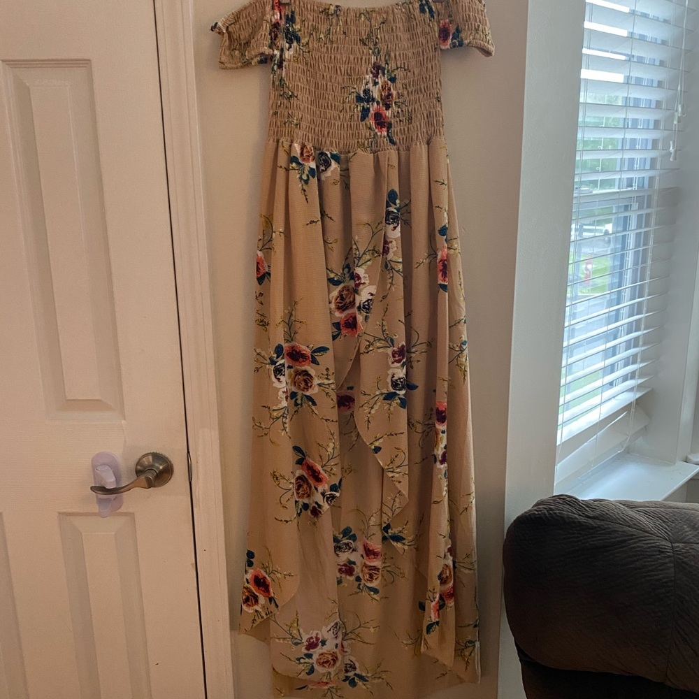 Off the shoulder dress
